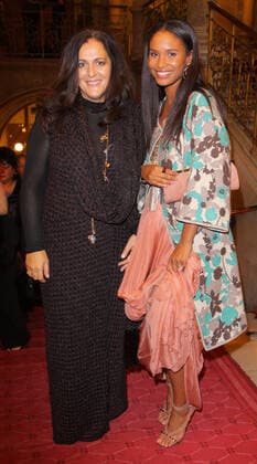 Womens World Award 05.03.2009 Unternehmerin Angela Missoni + Joy Bryant, Schauspielerin, im Rathaus Wien, Friedrich-Schmidt-Platz 1, bei der Party nach der Verleihung der - Women World Awards - 05.03.2009 - Â