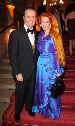 Womens World Award 05.03.2009 Unternehmer Peter Kimmel + Frau Nataly im Rathaus Wien, Friedrich-Schmidt-Platz 1, bei der Party nach der Verleihung der - Women World Awards - 05.03.2009 - Â