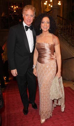Womens World Award 05.03.2009 Schauspielerin Barbara Wussow + Mann Albert Fortell im Rathaus Wien, Friedrich-Schmidt-Platz 1, bei der Party nach der Verleihung der - Women World Awards - 05.03.2009 - Â