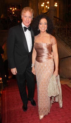 Womens World Award 05.03.2009 Schauspielerin Barbara Wussow + Mann Albert Fortell im Rathaus Wien, Friedrich-Schmidt-Platz 1, bei der Party nach der Verleihung der - Women World Awards - 05.03.2009 - Â