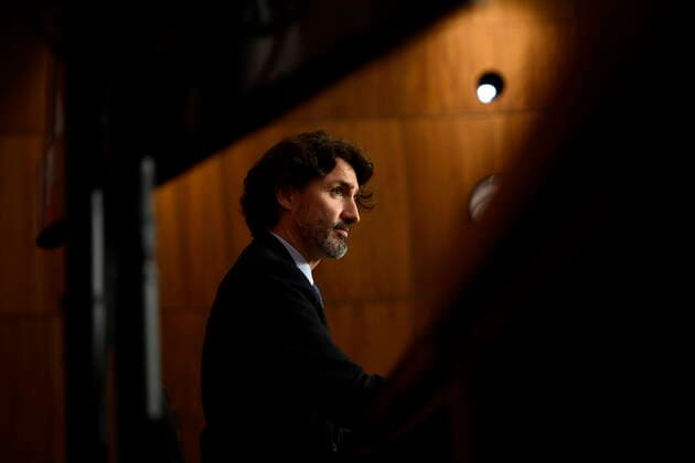 Kanada, Premierminister Justin Trudeau Pressekonferenz in Ottawa June 4, 2021, Ottawa, on, Canada: Prime Minister Justin Trudeau speaks during a news conference on the COVID-19 pandemic, in Ottawa, on Friday, June 4, 2021. Ottawa Canada  - ZUMAc35_ 20210604_zaf_c35_026 Copyright: xJustinxTangx