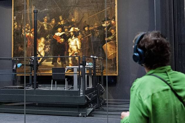 Bilder des Jahres 2021, News 06 Juni News Themen der Woche KW22 AMSTERDAM - The first visitors to the Rijksmuseum. Museums are allowed to open again, after almost half a year. No entrance tests are required, but interested parties must reserve a time to prevent too many people from entering at the same time. ANP OLAF KRAAK *** AMSTERDAM The first visitors to the Rijksmuseum Museums are allowed to open again, after almost half a year No entrance tests are required, but interested parties must reserve a time to prevent too many people from entering at the same time ANP OLAF KRAAK  Copyright: xHollandsexHoogtex xxANPx x432199881x