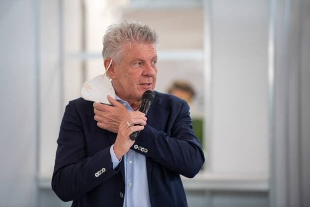 Oberbuergermeister Muenchen Dieter Reiter, Pressetermin anlaesslich der 500.000 stationaeren Impfung im Muenchner Impfzentrum, 06.06.2021 Muenchen Bayern Deutschland