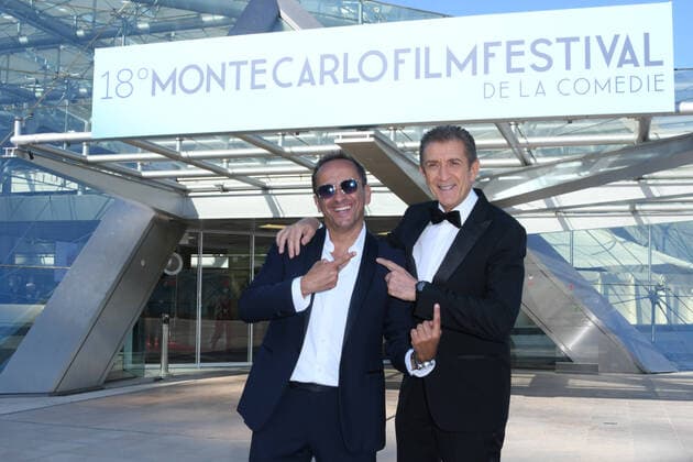 Bilder des Jahres 2021, Entertainment 06 Juni Entertainment Themen der Woche KW22 Entertainment Bilder des Tages Monte-Carlo Film Festival de la Comedie - Preisverleihung Montecarlo Film Festival - Red Carpet Award ceremony. In the photo: Ezio Greggio, Uccio De Santis  Copyright: xManuelexMangiarottix xIPAx xMangiarotti Comix