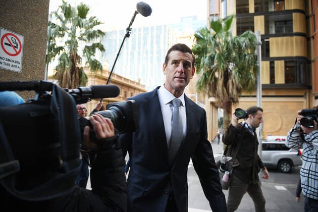 BEN ROBERTS SMITH COURT, Ben Roberts-Smith arrives at the Federal Court in Sydney, Monday, June 7, 2021. Mr Roberts-Smith is suing three former Fairfax newspapers over articles he says defamed him in suggesting he committed war crimes in Afghanistan between 2009 and 2012. ( NO ARCHIVING, EDITORIAL USE ONLY, NO USE IN BOOKS WITHOUT CONSENT SYDNEY NSW AUSTRALIA  Copyright: xDEANxLEWINSx 20210607001547965959