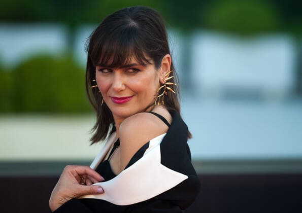 June 6, 2021, Malaga, Spain: Spanish TV presenter, Elena Sanchez poses for photographers at the red carpet inside Miramar Hotel..The new edition of the 24th Malaga Spanish Film Festival, a great cinematographic event in Spain, presents film candidates to win the Biznaga de Oro prize, following all measures to prevent the spread of coronavirus and to guarantee a secure event. The festival will be held from 3rd to 13th June. Malaga Spain - ZUMAs197 20210606_zaa_s197_216 Copyright: xJesusxMeridax