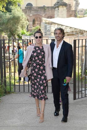 June 7, 2021, Rome, Italy: Daniele Liotti and wife Cristina D Alberto Rocaspina attend the 15th edition of the Via Margutta Award at the Colosseum Archaeological Park in Rome. Rome Italy - ZUMAs197 20210607_zaa_s197_204 Copyright: xMarioxCartellix