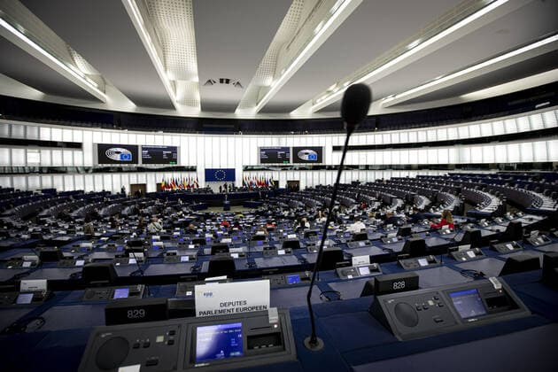The opening of the plenary session of the European Parliament in Strasbourg NEWS : ouverture de la session peniere du Parlement europeen - Strasbourg - 07 06 2021 ELYxandrocegarra panoramic 