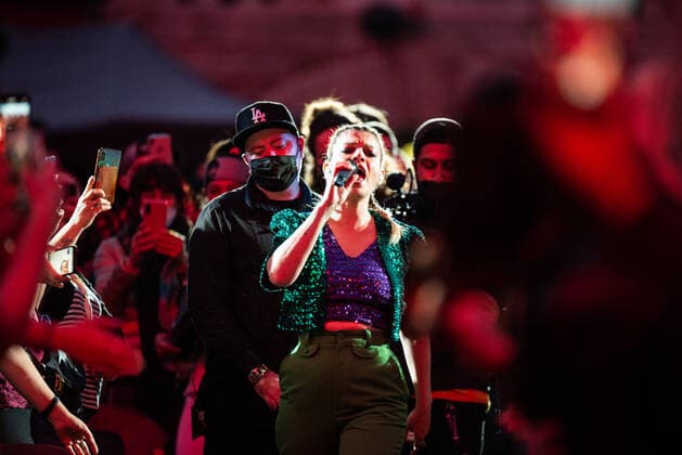 Italy: Emma Marrone live in Verona Emma Marrone live in Italy after covid-19 pandemic in Arena di Verona. Verona Italy Copyright: DenisxUlliana