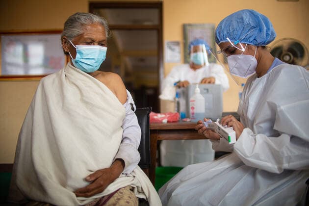 Nepal Continue COVID-19 Vaccination Drive A health worker prepares to inoculate a dose of the Vero cell COVID-19 vaccine in Bhaktapur, Nepal on Tuesday, June 8, 2021. After receiving 1 million doses of the COVID-19 vaccine from china, the Nepal government has continued vaccination for the 60-64 age groups. Kathmandu Nepal shrestha-notitle210608_npkSb  Copyright: xRojanxShresthax