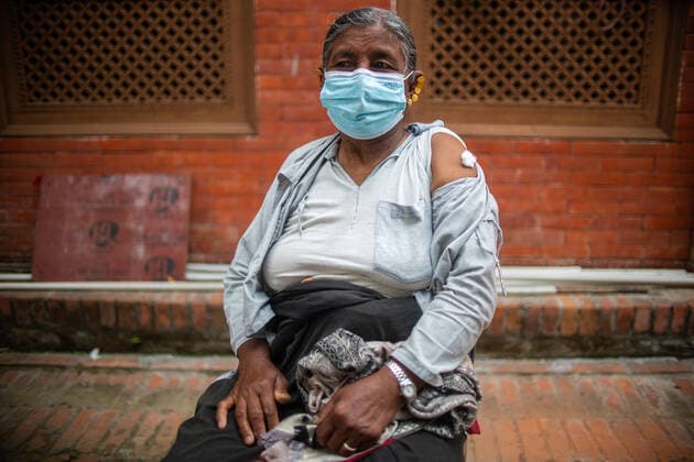Nepal Continue COVID-19 Vaccination Drive Nepalese people wait after receiving a dose of the Vero cell COVID-19 vaccine in Bhaktapur, Nepal on Tuesday, June 8, 2021. After receiving 1 million doses of the COVID-19 vaccine from china, the Nepal government has continued vaccination for the 60-64 age groups. Kathmandu Nepal shrestha-notitle210608_npC3T  Copyright: xRojanxShresthax