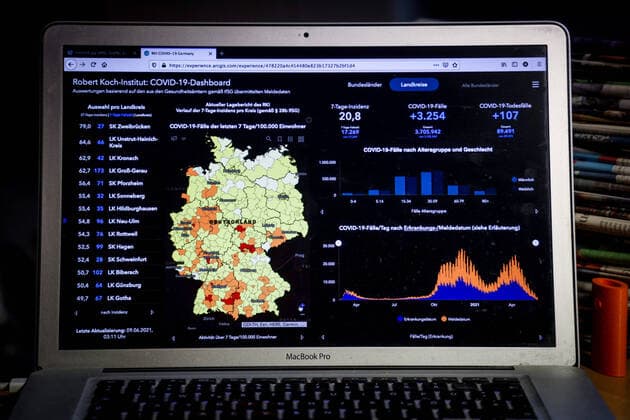 Coronavirus in Deutschland, Informationen des Robert-Koch-Instituts zur aktuellen Lage DEU, Deutschland, .