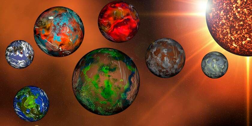 IMAGO Creative: Sonnensystem / Planetensytem - Symbolbilder Computergeneriertes hochauflösendes Bild des Sonnensystems *** Computer generated high resolution image of the solar system Copyright: imageBROKER/Doukdouk ibxdgb06898381.jpg