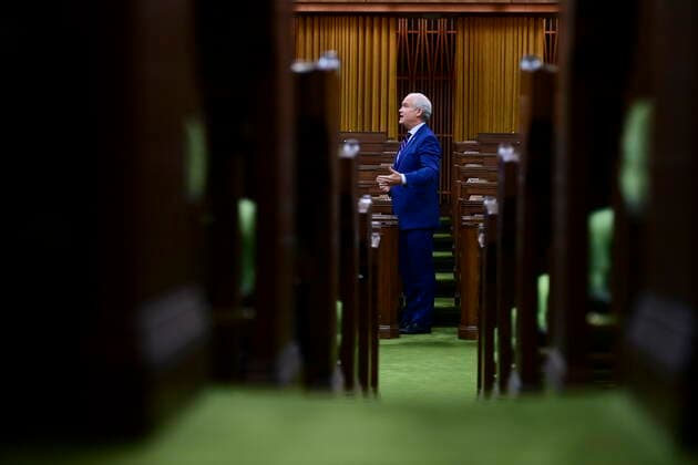 June 9, 2021, Ottawa, on, Canada: Conservative leader Erin O Toole rises during question period in the House of Commons on Parliament Hill in Ottawa on Wednesday, June 9, 2021. Ottawa Canada  - ZUMAc35_ 20210609_zaf_c35_019 Copyright: xSeanxKilpatrickx