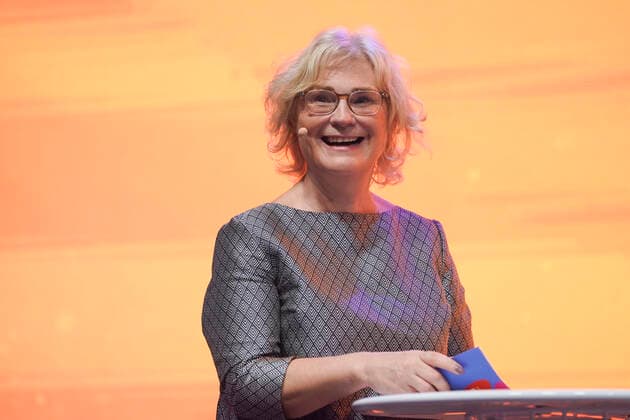 Verleihung des deutschen KITA Preis 2021 Aktuell, 09.06.2021, Berlin, Bundesfamilienministerin Christine Lambrecht (SPD) bei der Verleihung des Deutschen KITA Preis 2021 Berlin Berlin Deutschland