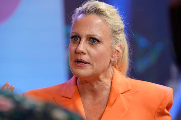 Verleihung des deutschen KITA Preis 2021 Aktuell, 09.06.2021, Berlin, Morderatorin Barbara Schoeneberger bei der Verleihung des Deutschen KITA Preis 2021 Berlin Berlin Deutschland