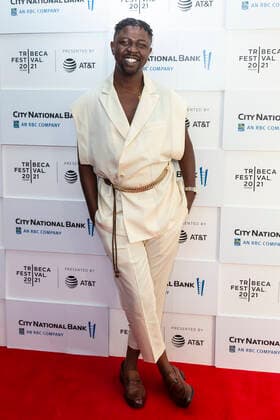 June 10, 2021, New York, New York, USA: EDAFE OKPORO at the Ã¢â‚¬oeLegend of the UndergroundÃ¢â‚¬Â premiere at the Tribeca Festival 2021,.Brookfield Place, NYC.June 10, 2021. New York USA - ZUMAms4_ 20210610_zaf_ms4_017 Copyright: xSoniaxMoskowitzxGordonx