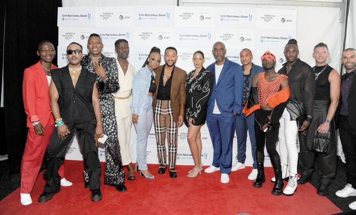 NEW YORK, NEW YORK - June 10 :Nneka Onuorah, John Legend, Giselle Bailey and Mike Jackson along with cast and crew attends the 2012 Tribeca Festival World Premiere of The Legend Of The Underground on June 10, 2019 at Brookfield Place in New York City. Photo Copyright: xGeorgexNapolitano MediaPunchx