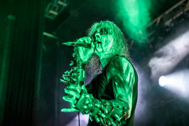 1349 live in Olso, Norway Oslo, Norway. 10th, June 2021. The Norwegian black metal band 1349 performs a live concert at Sentrum Scene in Oslo. Here vocalist Ravn is seen live on stage. Oslo Norway Sentrum Scene  Copyright: xGonzalesxPhoto TerjexDokkenx