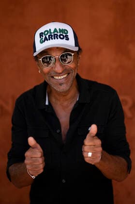 Manu Katche CELEBRITES : Internationaux de France Roland Garros 2021 - Paris - 11 06 2021 JBAutissier Panoramic 