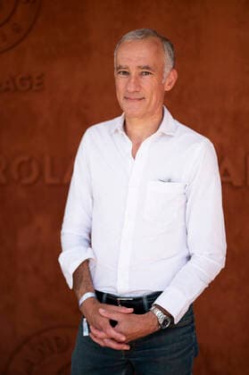 Gilles Bouleau CELEBRITES : Internationaux de France Roland Garros 2021 - Paris - 11 06 2021 JBAutissier Panoramic 
