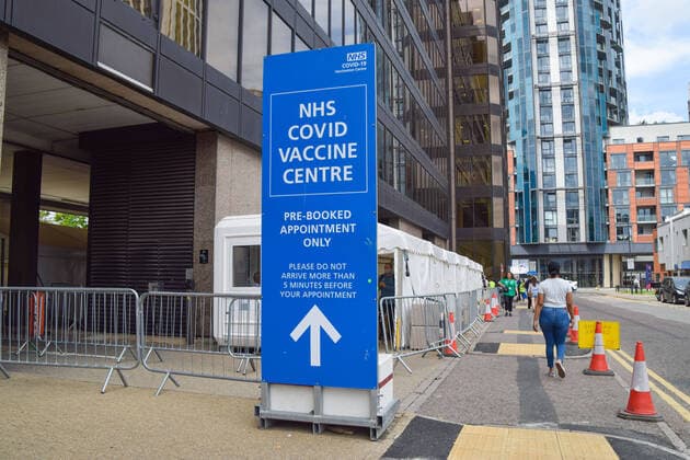 June 11, 2021, London, United Kingdom: NHS COVID-19 Vaccine Centre seen in Wembley, London. .Over 70 million coronavirus vaccination doses have been given in the UK to date, and over half of the adults have received their second dose. London United Kingdom - ZUMAs197 20210611_zaa_s197_098 Copyright: xVukxValcicx
