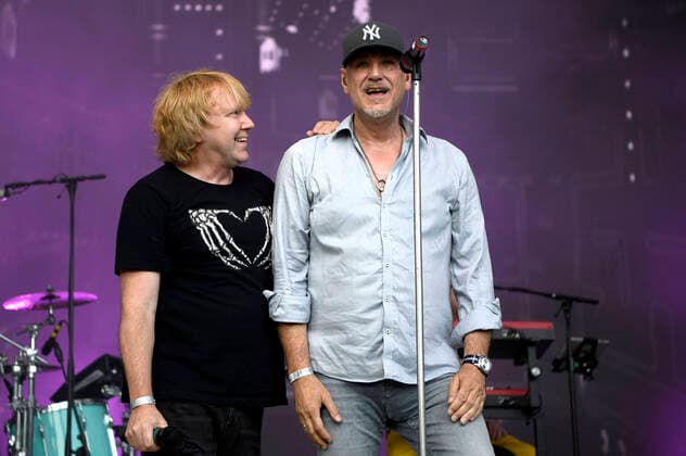 Tobias Künzel (Die Prinzen) und Kai Wingenfelder von Fury in the Slaughterhouse live im Rahmen der Konzertreihe Back on Stage auf der Gilde Parkbühne. Hannover, 11.06.2021