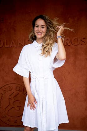 Alice David CELEBRITES : Internationaux de France Roland Garros 2021 - Finale Femmes - Paris - 12 06 2021 JBAutissier Panoramic 