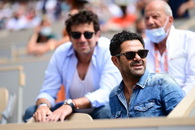Djamel Debbouze CELEBRITES : Internationaux de France Roland Garros 2021 - Finale Femmes - Paris - 12 06 2021 JBAutissier Panoramic 