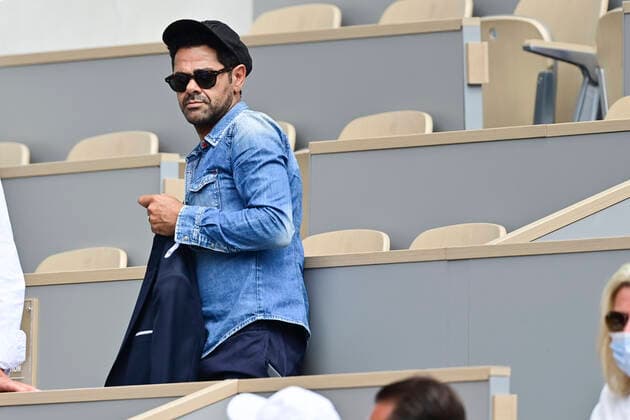 Djamel Debbouze CELEBRITES : Internationaux de France Roland Garros 2021 - Finale Femmes - Paris - 12 06 2021 JBAutissier Panoramic 