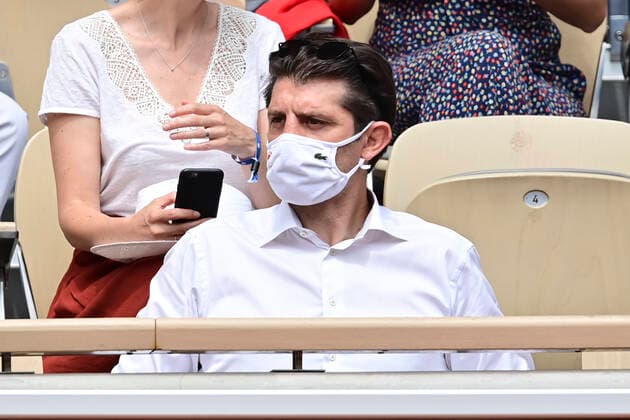 Pierre Rabadan CELEBRITES : Internationaux de France Roland Garros 2021 - Finale Femmes - Paris - 12 06 2021 JBAutissier Panoramic 