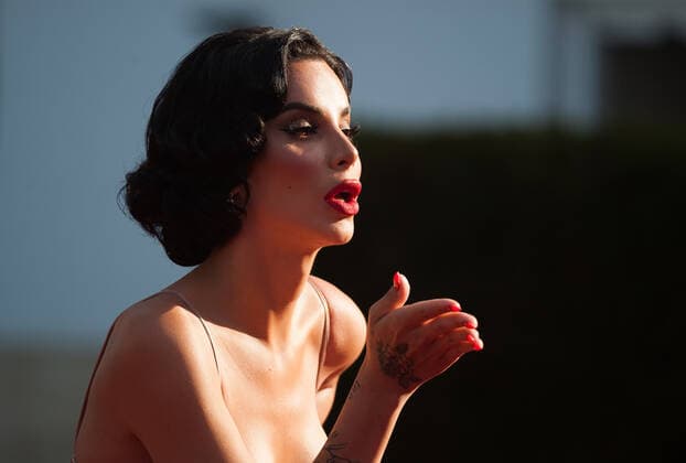 June 12, 2021, Malaga, Spain: Spanish actress, Jedet poses for photographers at the closing red carpet inside Miramar Hotel..The new edition of the 24th Malaga Spanish Film Festival, a great cinematographic event presents the film candidates to win the Biznaga de Oro prize, following all measures to prevent the spread of coronavirus and to guarantee a secure event. The festival will be held from 3 to 13 June. Malaga Spain - ZUMAs197 20210612_zaa_s197_257 Copyright: xJesusxMeridax