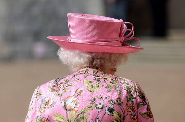 Fashion Trend Report 2022: Empowerment Pink Entertainment Bilder des Tages . 13 06 2021. Windsor, United Kingdom. Queen Elizabeth II with US President Joe Biden and his wife Jill during their visit to Windsor Castle, United Kingdom.  xPoolx xi-Imagesx IIM-22273-0053