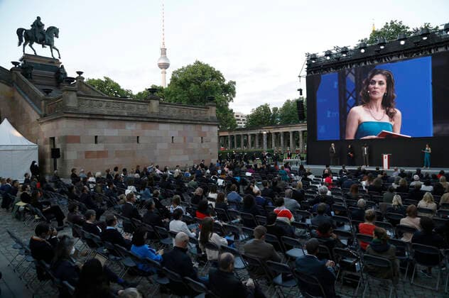 Katty Salie bei der Preisverleihung der Berlinale Summer Special 2021 71. Internationale Filmfestspiele Berlin im Freiluftkino Museumsinsel. Berlin, 13.06.2021