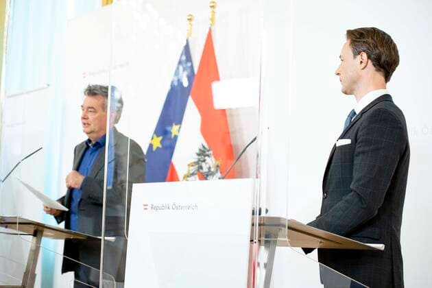 Aktuelles zu Corona-Wirtschaftshilfen: Pressekonferenz im Bundeskanzleramt