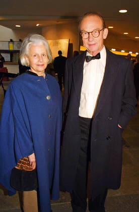 Juedisches Museum 09.09.2001 Politiker Dr. Hans Otto Braeutigam + Frau Hildegard, Staatsakt zur feierlichen Eroeffnung Juedisches Museum in der Berliner Philharmonie, Herbert-von-Karajan-Strasse 1, Berlin - 09.09.2001 - *** Jewish Museum 09 09 2001 Politician Dr Hans Otto Braeutigam Mrs Hildegard, State Act for the ceremonial opening Jewish Museum in the Berlin Philharmonic Hall, Herbert von Karajan Strasse 1, Berlin 09 09 2001 XXX