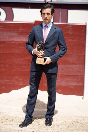 June 15, 2021, Madrid, Spain: The bullfighter Juan Ortega seen during the delivery of the 2020 Golden Ear and Golden Iron Awards granted by RNE in Madrid. Madrid Spain - ZUMAs197 20210615_zaa_s197_027 Copyright: xAtilanoxGarciax