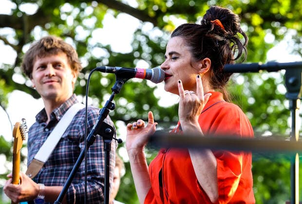 Konzert von francoiz breut, Festsaal Kreuzberg im Garten, Berlin francoiz breut