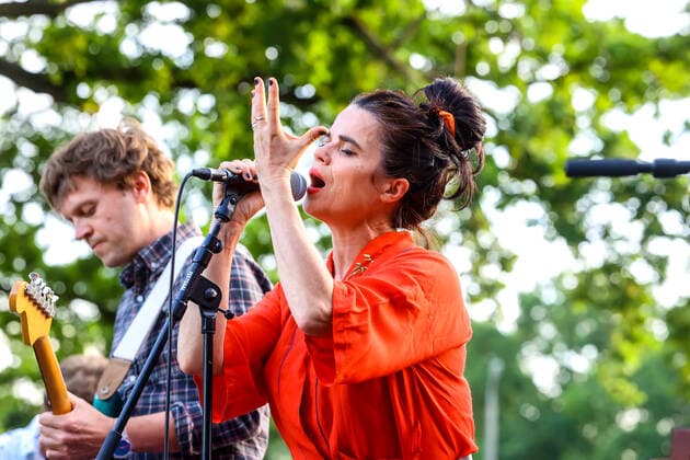 Konzert von francoiz breut, Festsaal Kreuzberg im Garten, Berlin francoiz breut
