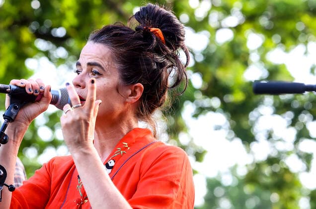 Konzert von francoiz breut, Festsaal Kreuzberg im Garten, Berlin francoiz breut
