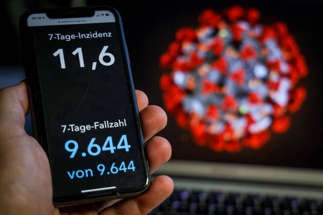 Coronavirus in Deutschland - Covid-19-Dashboard des Robert Koch-Institut 17.06.2021: Robert Koch-Institut: 7-Tage-Inzidenz 11,6. 7-Tage-Fallzahl 9.644. COVID-19-Fälle 3.718.955. Zugang um 1.330 gegenüber dem Vortag. COVID-19-Todesfälle 90.179. Zugang um 105 gegenüber dem Vortag.