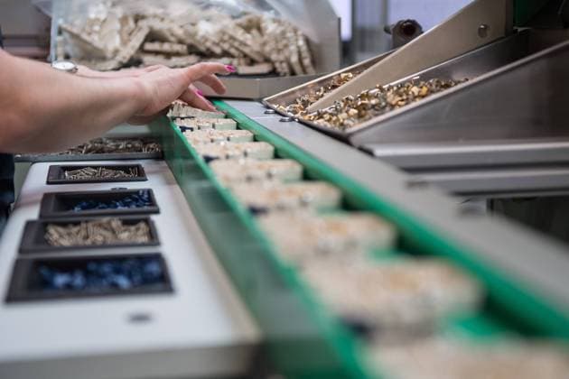 A part of a production plant of the Schneider Electric company is seen on June 17, 2021, in Pisek, Czech Republic. The multinational company manufactures electrical machines, devices and electronic equipment. (CTKxPhoto PetrxSkrivanek) CTKPhotoP2021061804207  SKR_007