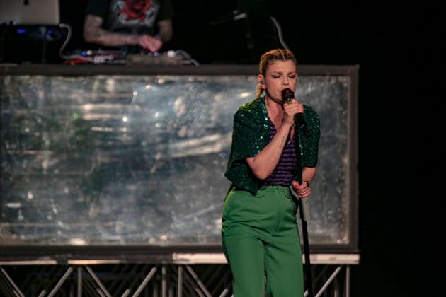 Emma in Fortuna Live 21 Tour at the Cavea of the Auditorium Parco della Musica in Rome Emma in Fortuna Live 21 Tour at the Cavea of the Auditorium Parco della Musica in Rome. The singer performed by presenting her latest work, after the pandemic stopped. Rome Lazio Italy Copyright: DanielaxFranceschelli