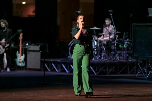 Emma in Fortuna Live 21 Tour at the Cavea of the Auditorium Parco della Musica in Rome Emma in Fortuna Live 21 Tour at the Cavea of the Auditorium Parco della Musica in Rome. The singer performed by presenting her latest work, after the pandemic stopped. Rome Lazio Italy Copyright: DanielaxFranceschelli