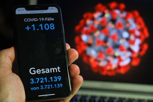 Coronavirus in Deutschland - Covid-19-Dashboard des Robert Koch-Institut 19.06.2021: Robert Koch-Institut: 7-Tage-Inzidenz 9,3. 7-Tage-Fallzahl 7.772. COVID-19-Fälle 3.721.139. Zugang um 1.108 gegenüber dem Vortag. COVID-19-Todesfälle 90.369. Zugang um 99 gegenüber dem Vortag.