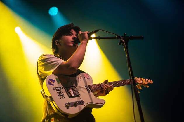 Boy Pablo live in Oslo, Norway Oslo, Norway. 18th, June 2021. The Norwegian indie pop band Boy Pablo performs a live concert at Sentrum Scenen in Oslo. Here singer and musician Nicolas Pablo Rivera Munoz is seen live on stage. Oslo Norway  Copyright: xGonzalesxPhoto TordxLitleskarex