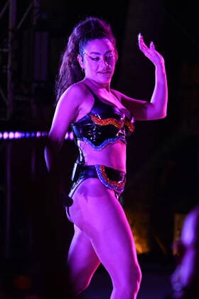 WYNWOOD, FL - JUNE 18: Charli XCX performs at The Oasis during day 1 of Wynwood Pride 2021 on June 18, 2021 in Miami Florida. Copyright: xmpi04 MediaPunchx