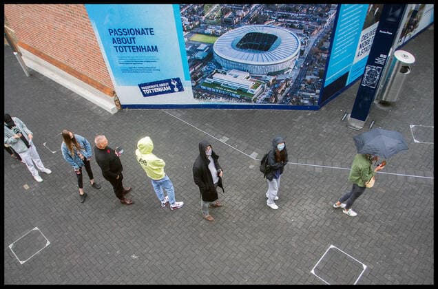 . 20 06 2021. London, United Kingdom. Mass Vaccination Tottenham. Rottenham Hotspur FC hold a mass vaccination event at their stadium in North London, Sunday 20th June.  xMartynxWheatleyx xi-Imagesx IIM-22299-0024