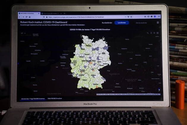 Coronavirus in Deutschland - Covid-19-Dashboard des Robert Koch-Institut 23.06.2021: Robert Koch-Institut: 7-Tage-Inzidenz 7,2. 7-Tage-Fallzahl 6.010. COVID-19-Fälle 3.723.798. Zugang um 1.016 gegenüber dem Vortag. COVID-19-Todesfälle 90.523. Zugang um 51 gegenüber dem Vortag.