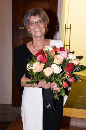 Susanne Breit-Keßler bei der 20. Verleihung des Friedenspreises des Deutschen Films Die Brücke im Cuvillies Theater. München, 22.06.2021